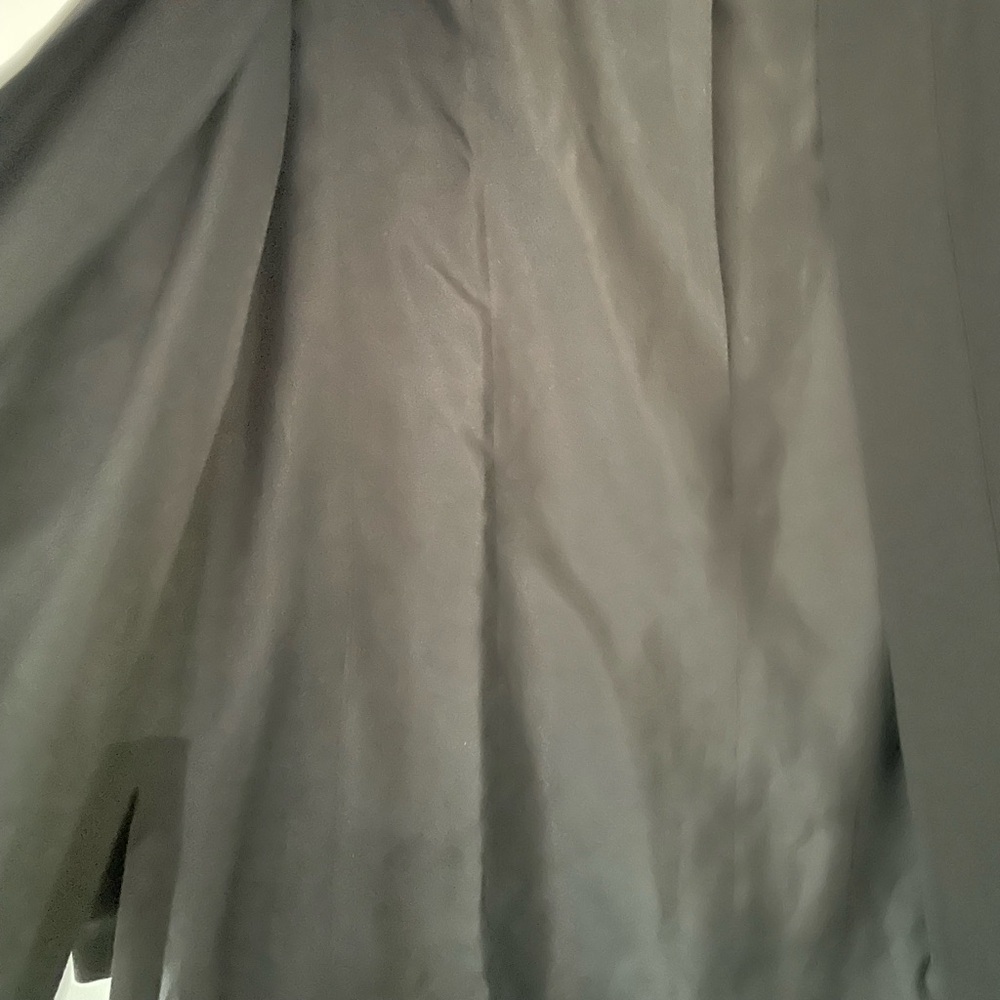 EILEEN FISHER 100% Silk Georgette Crepe Jacket in Black Size Small - Picture 9 of 12